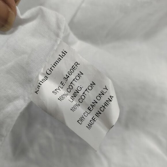 Karina Grimaldi x Revolve Whimsy Cochette Prairie Irina White Eyelet  Dress XS/S - Picture 7 of 14